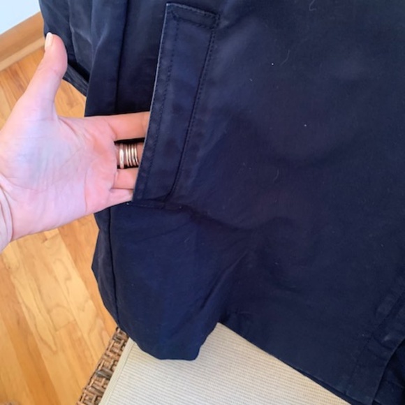 J Crew 100% Cotton Fall Jacket w/ Detachable Hood and Red Lining. - Picture 7 of 8